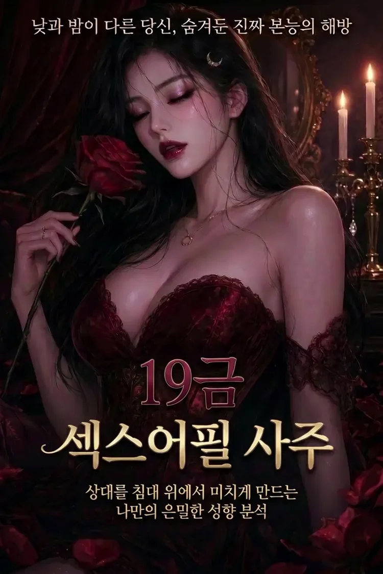 19금 섹스어필 사주 — 붉은 달 아래, 욕망의 비밀.