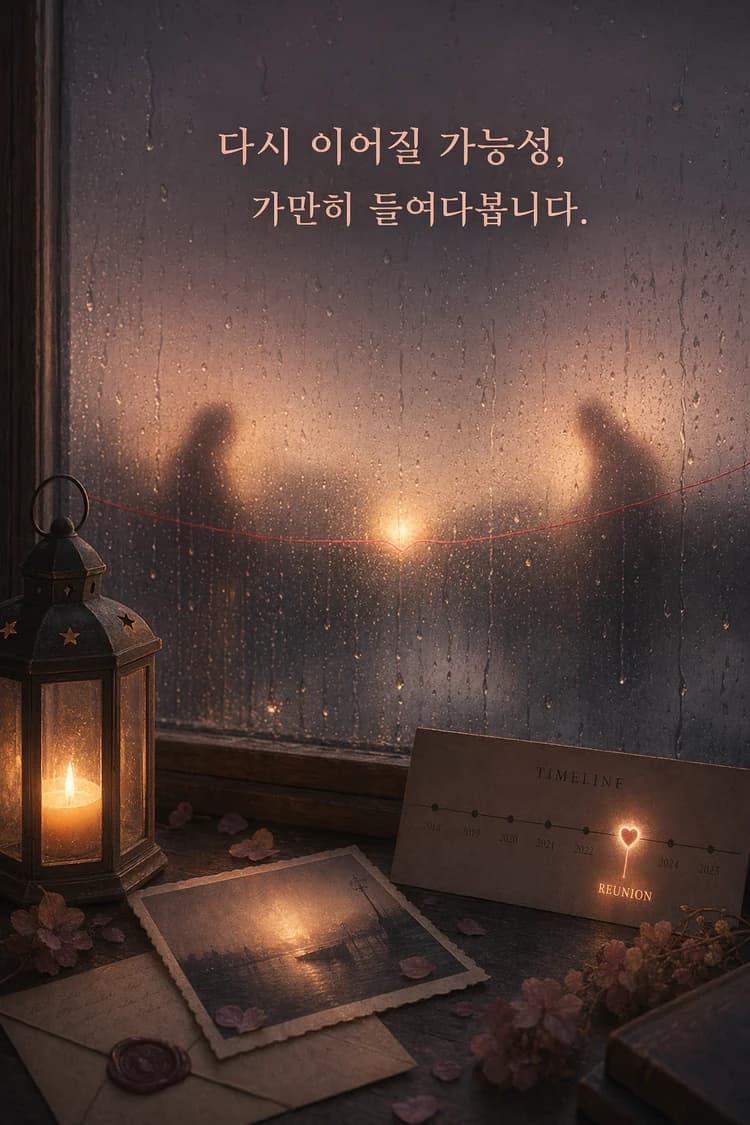 다시 이어질 가능성, 가만히 들여다봅니다.