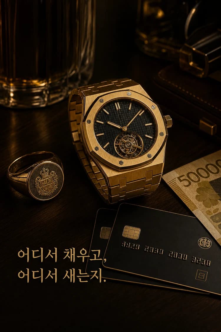 어디서 채우고, 어디서 새는지.
