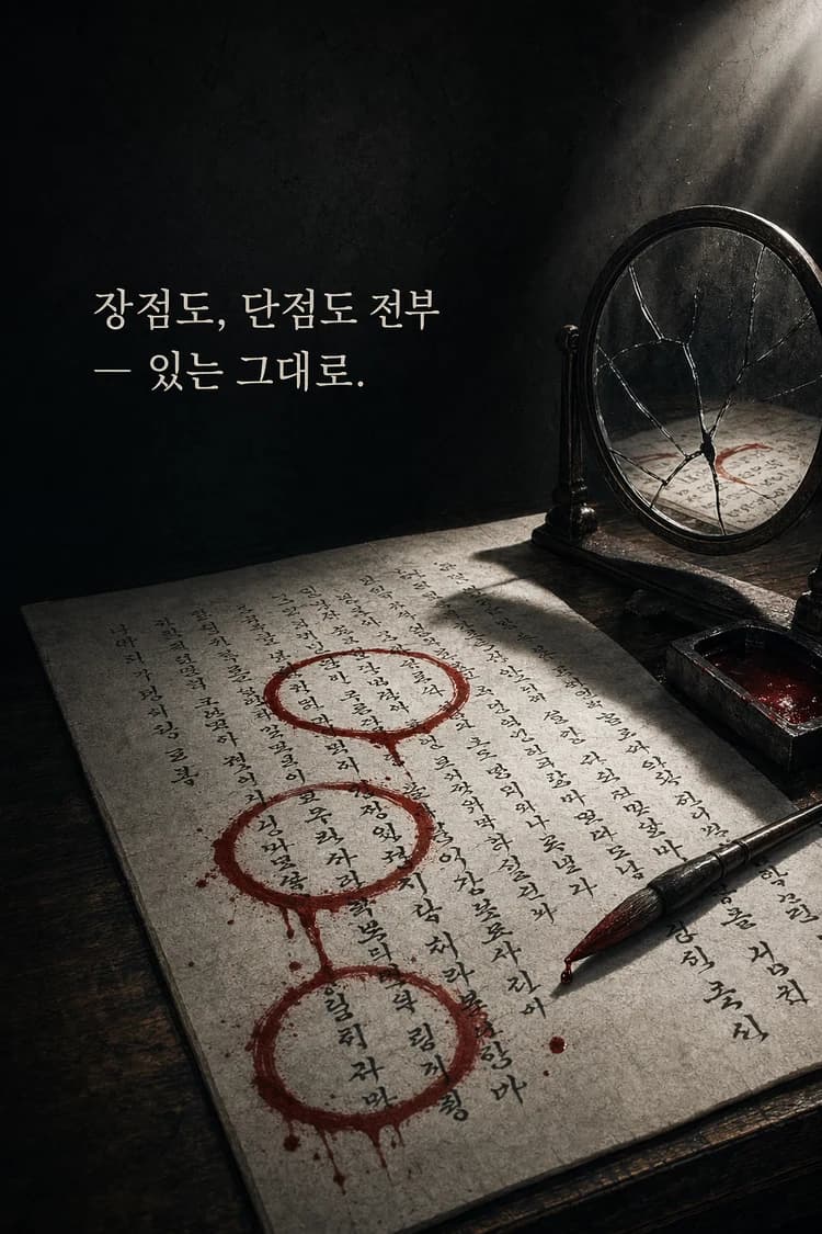 장점도, 단점도 전부 — 있는 그대로.