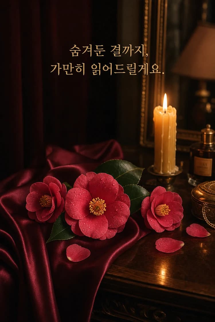 숨겨둔 결까지, 가만히 읽어드릴게요.
